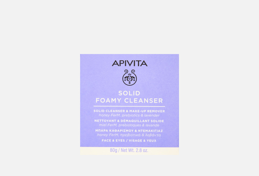 Изображение товара Крем-мыло для умывания APIVITA SOLID FOAMY CLEANSER