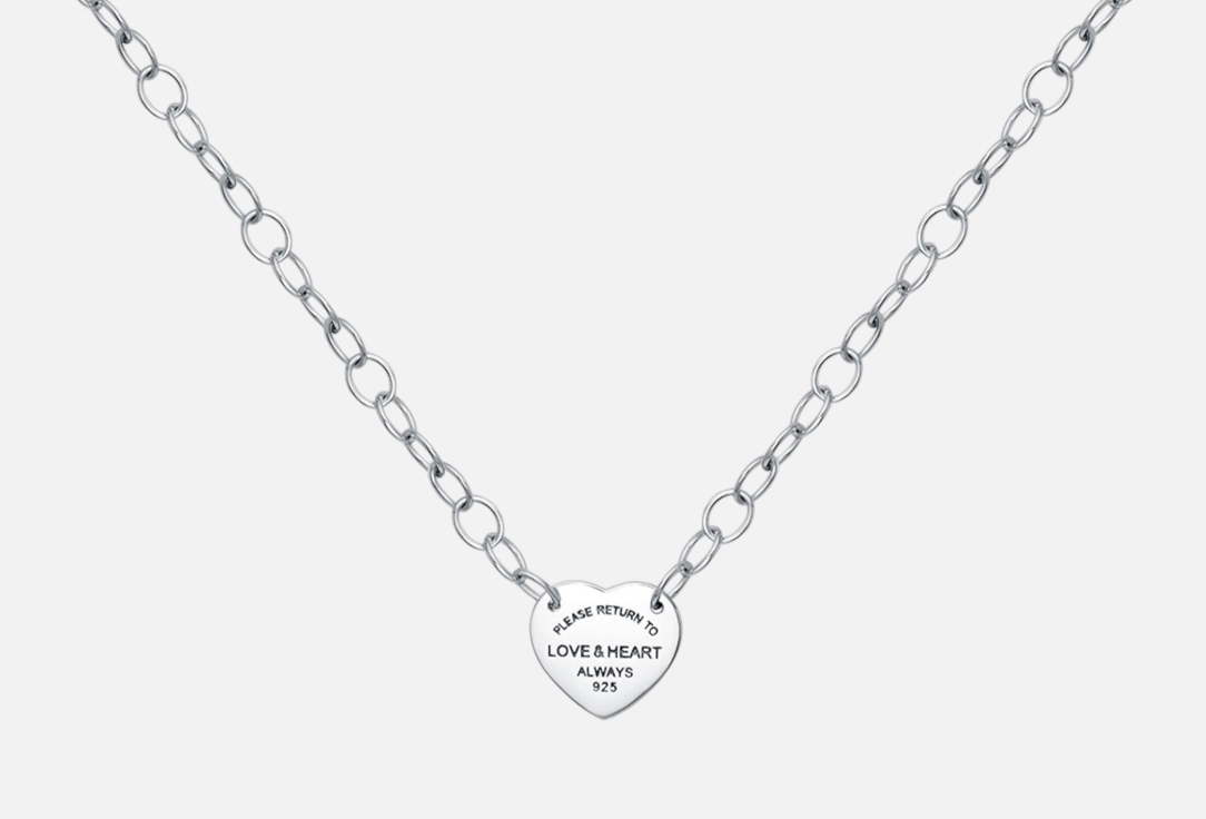 

Колье серебряное SINAI, Love and heart 1 шт