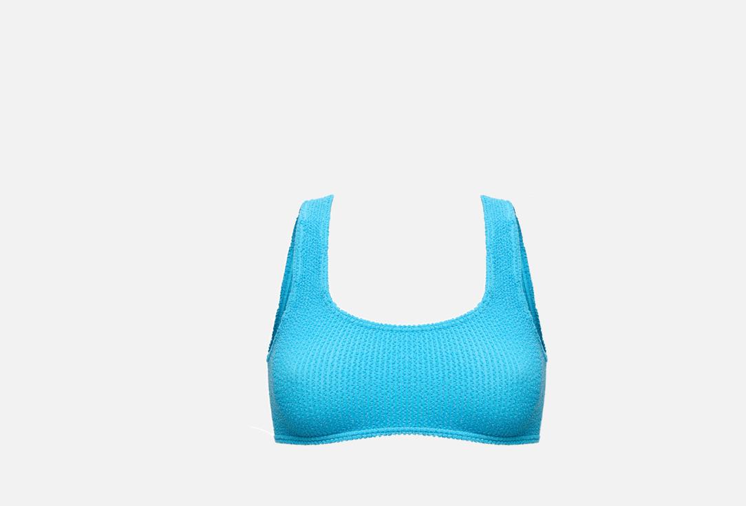 Изображение товара Купальный бесшовный топ на широких бретелях Belle YOU Tropical морская волна