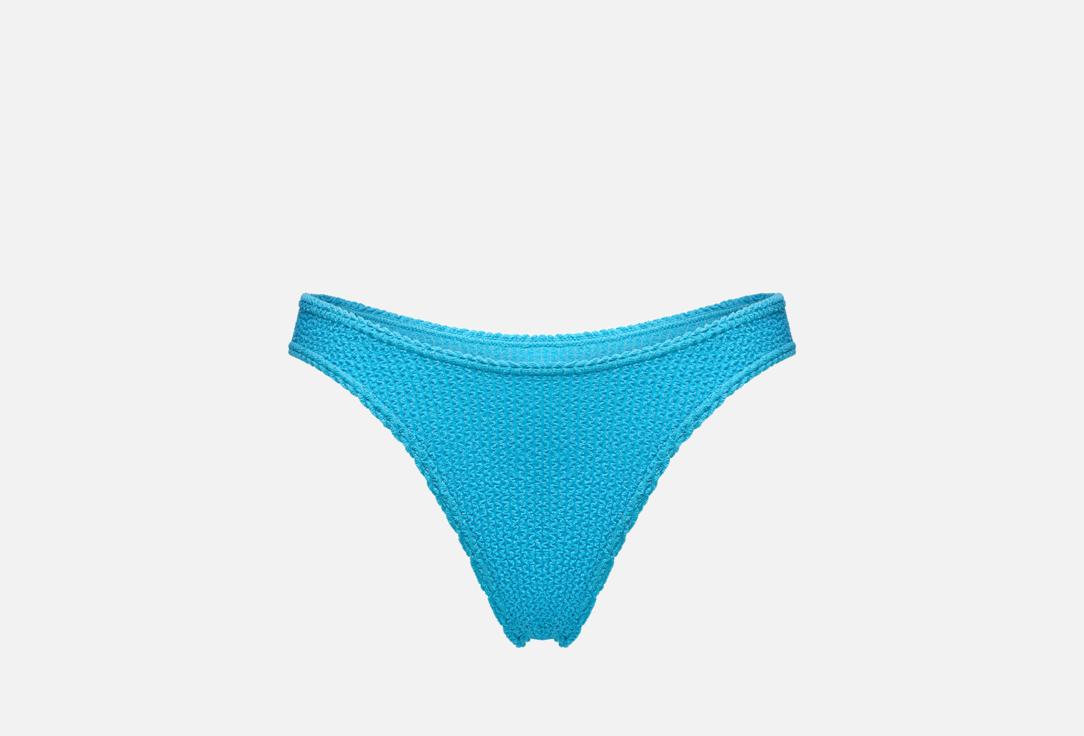 Изображение товара Купальные бесшовные трусы-бразилиана со средней посадкой Belle YOU Tropical морская волна