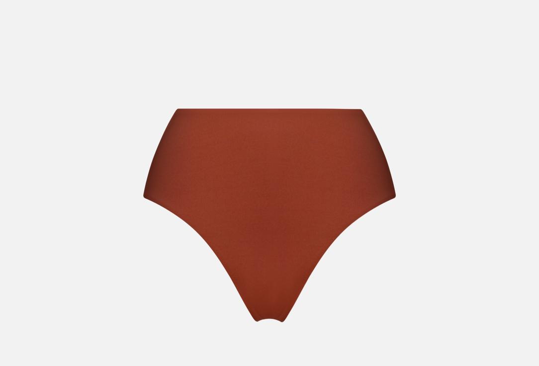 Изображение товара Купальные трусы-кюлоты с высокой посадкой Belle YOU Dune терракотовые