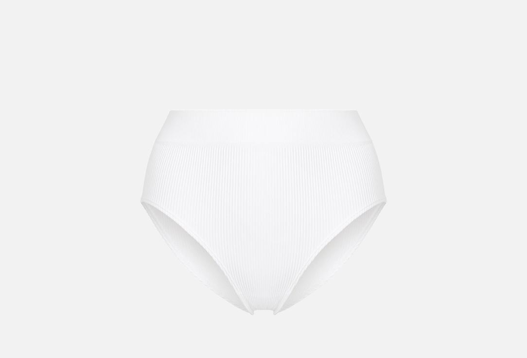 Изображение товара Трусы-слипы с высокой посадкой в рубчик Belle YOU Ribbed Base белый