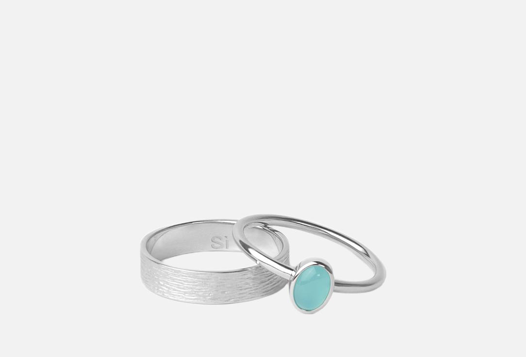 Изображение товара Кольцо серебряное the Si Бирюзовый халцедон