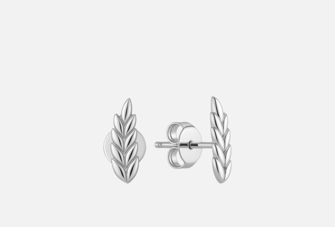 Изображение товара Серебряные серьги-пусеты JUVEDEL Гармония природы 925 пробы для женщин