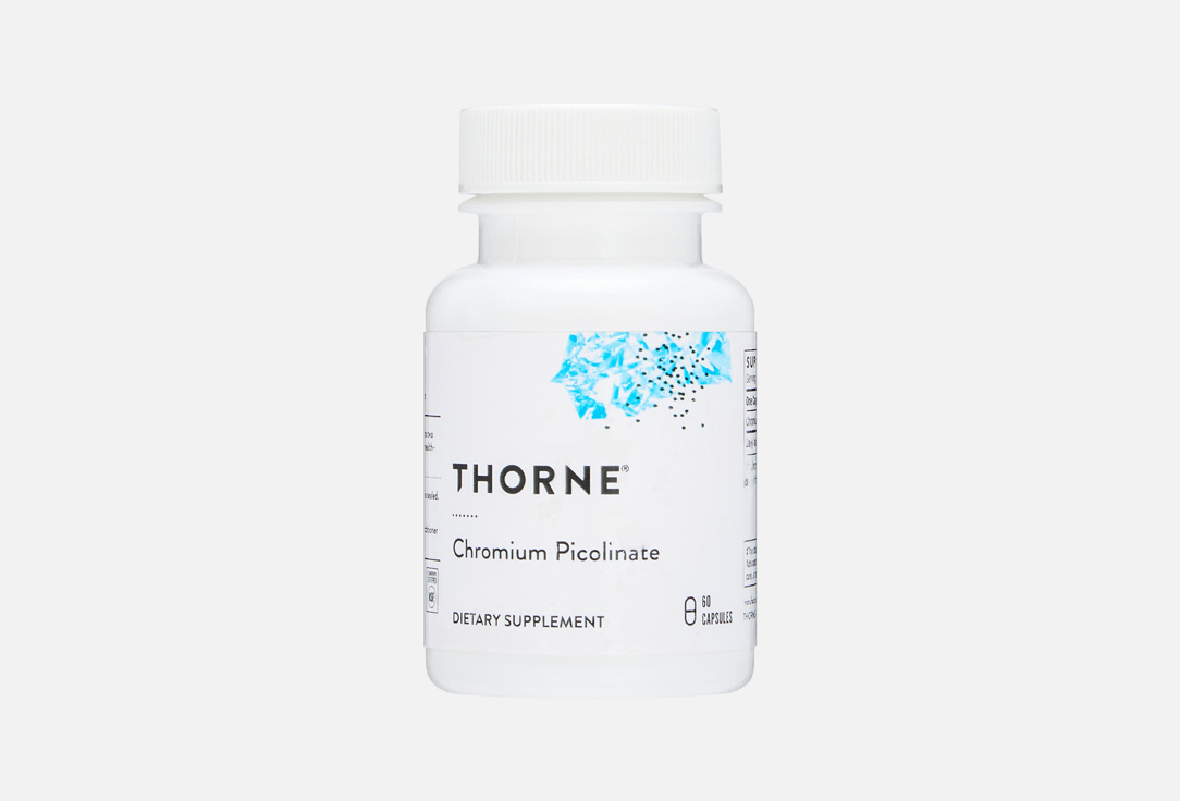 

хром Пиколинат THORNE, 500 мкг в капсулах 60 шт