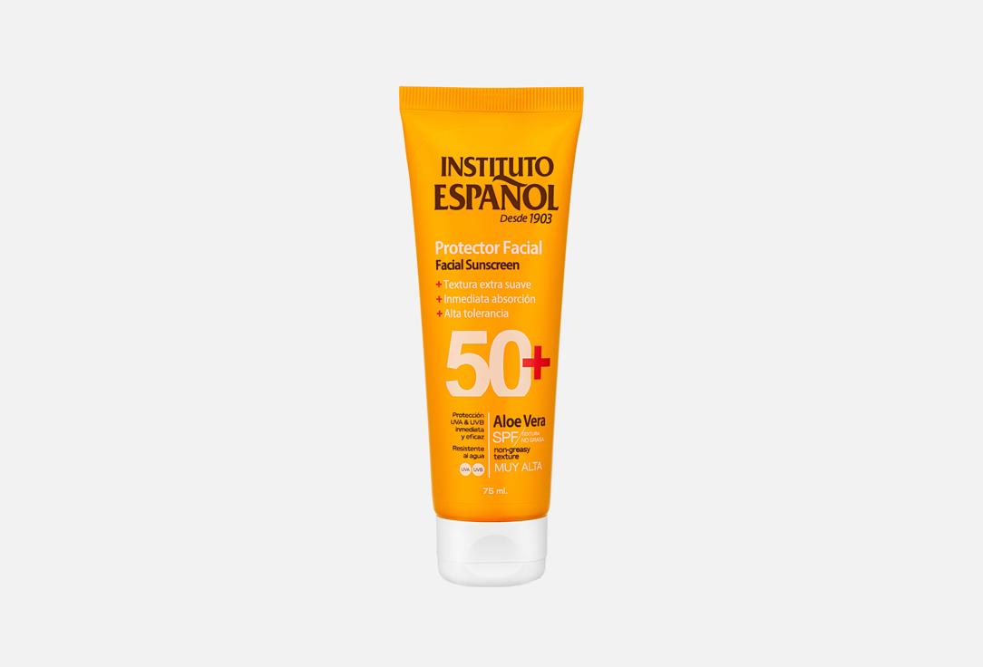 

Солнцезащитный влагостойкий крем для лица SPF50+ INSTITUTO ESPANOL, ALOE VERA 75 мл