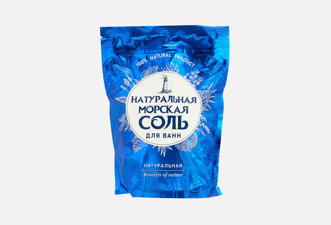 Изображение товара Соль для ванн Greenfield Natural натуральная морская соль 1100 г для расслабления и оздоровления