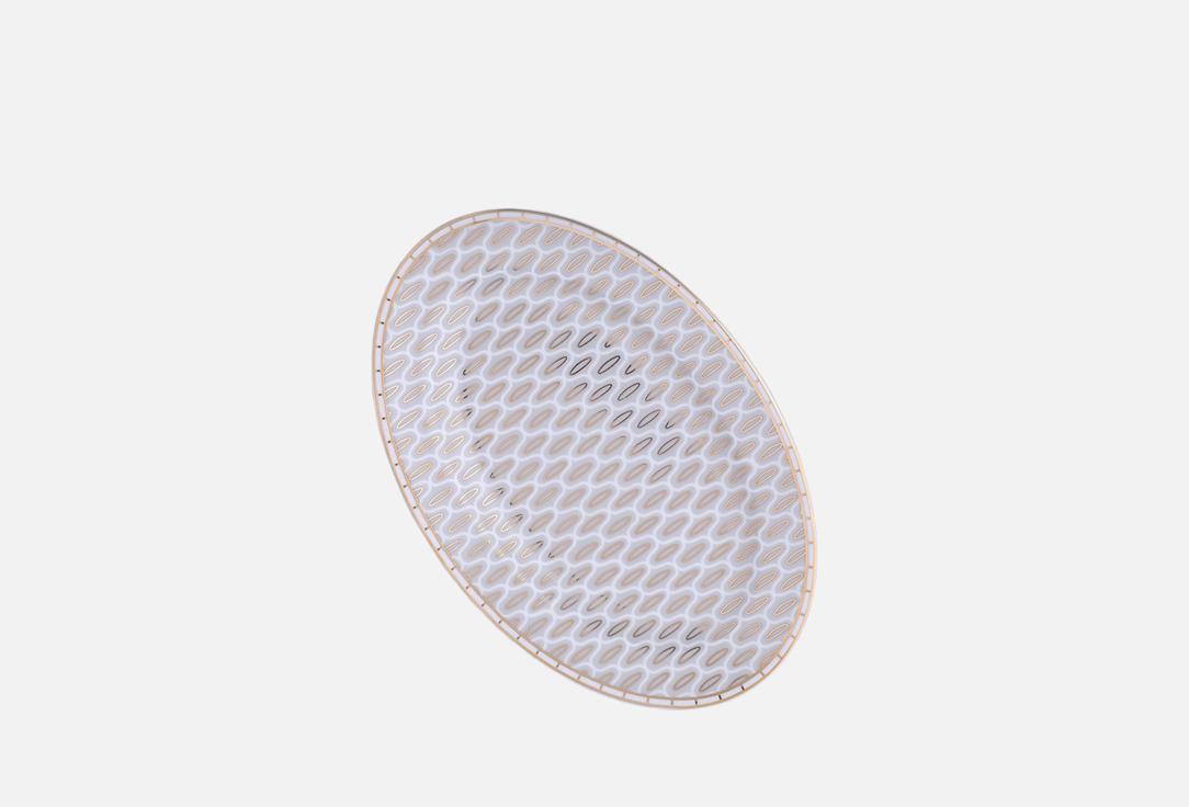 Изображение товара БЛЮДО овальное Императорский фарфоровый завод Саламандра Грей, 23х15 см