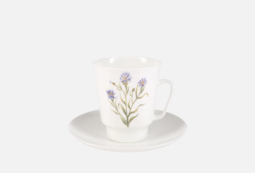 Изображение товара ЧАШКА С БЛЮДЦЕМ Императорский фарфоровый завод Майская Василек Home