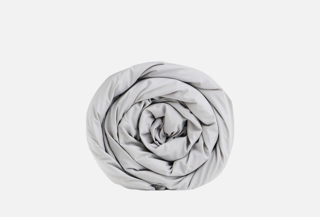 Изображение товара Простыня на резинке MORФEUS Melange Haze 200x200 см из вареного хлопка