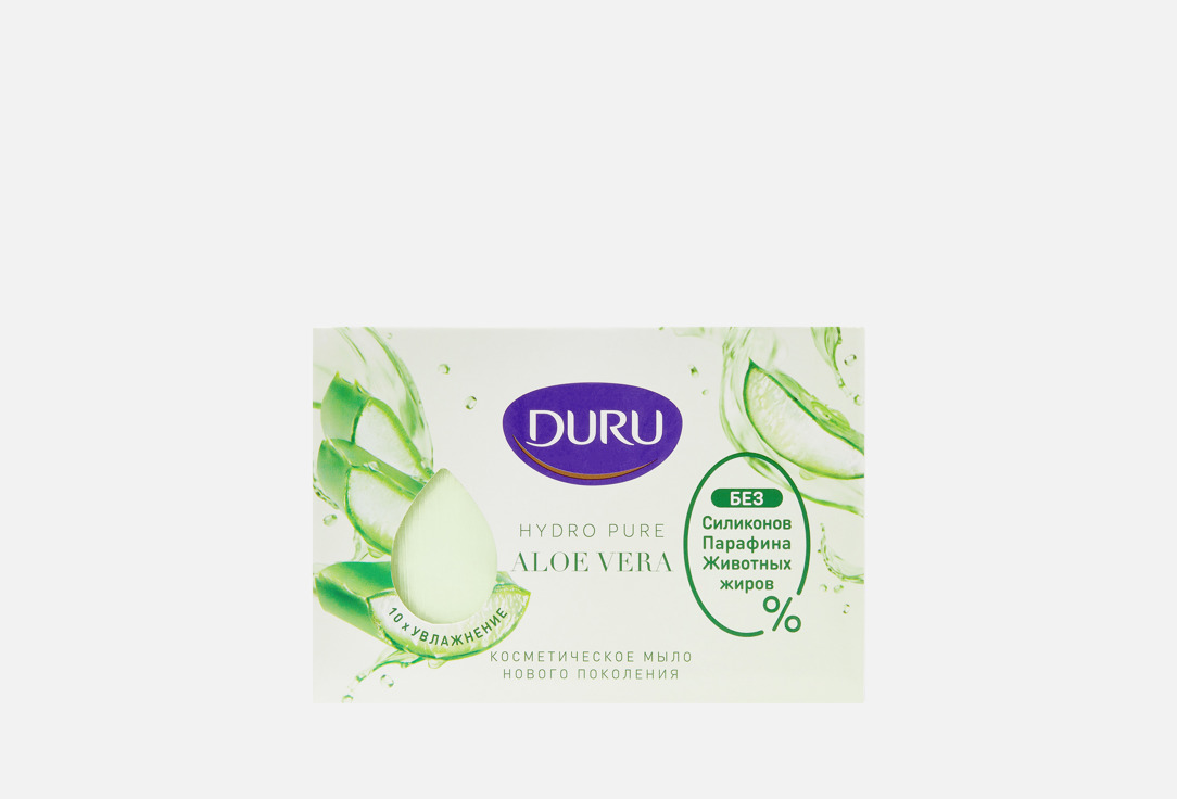 Изображение товара Туалетное мыло твердое DURU HYDRO PURE Aloe Vera