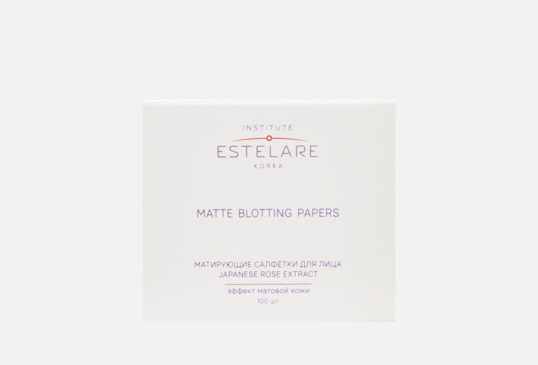 Изображение товара Матирующие салфетки для лица в футляре Institute Estelare JAPANESE ROSE EXTRACT