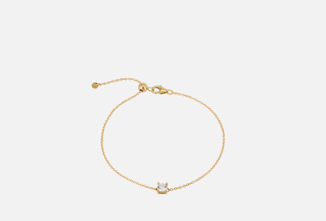 

Браслет золотой BLUSH, С сияющим фианитом 4 мм 1 шт