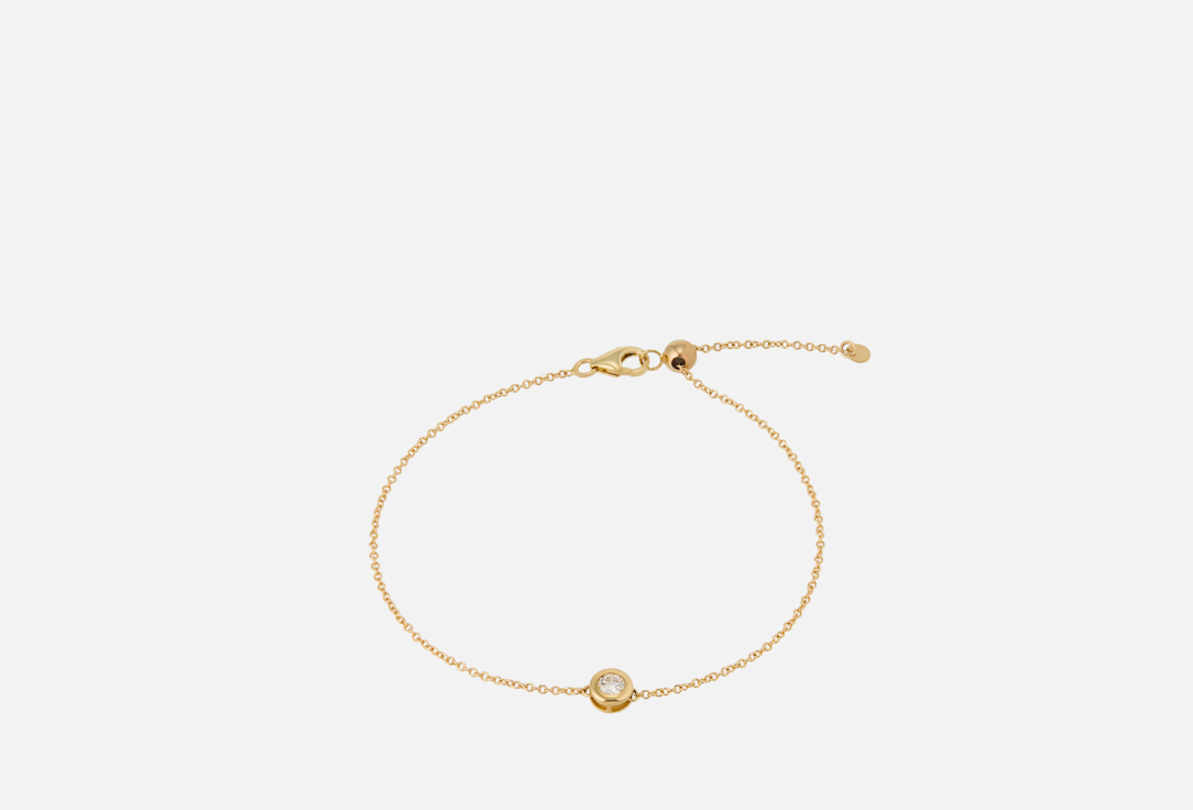 

Браслет золотой BLUSH, С сияющим фианитом 2,7 мм 1 шт