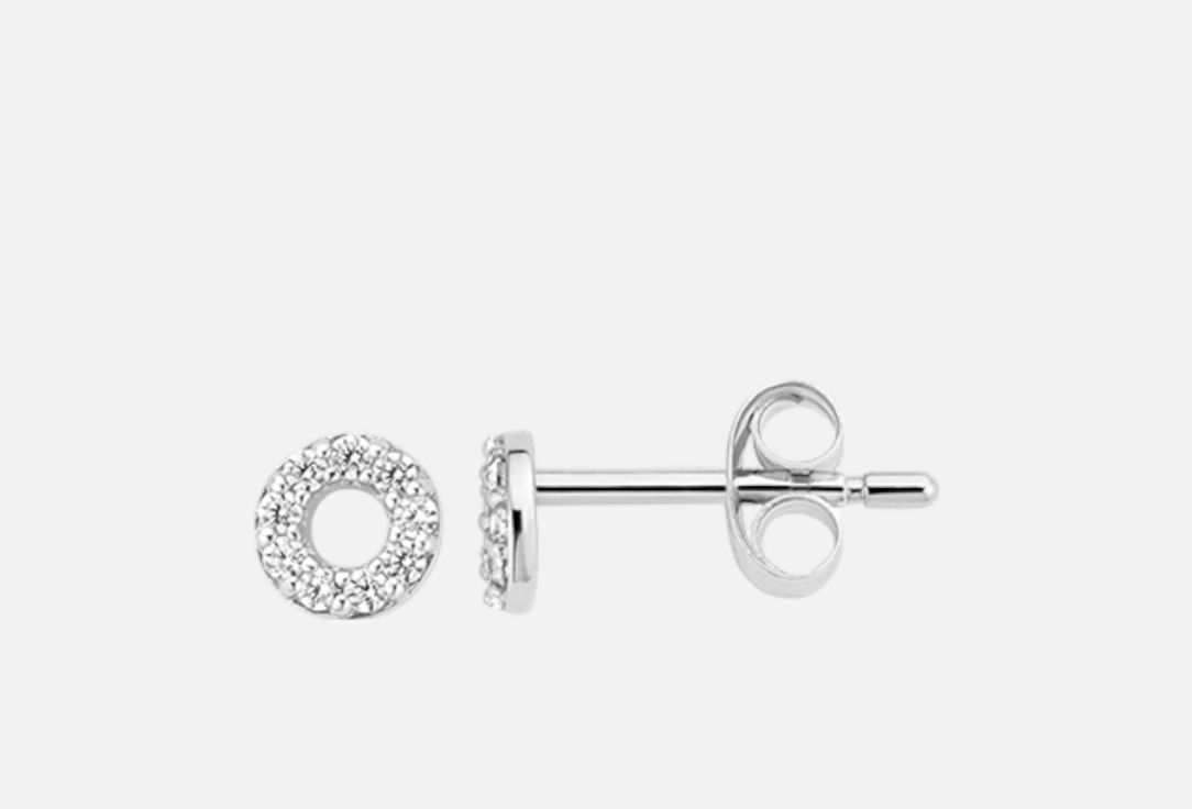 Изображение товара Серьги золотые Blush в форме окружности