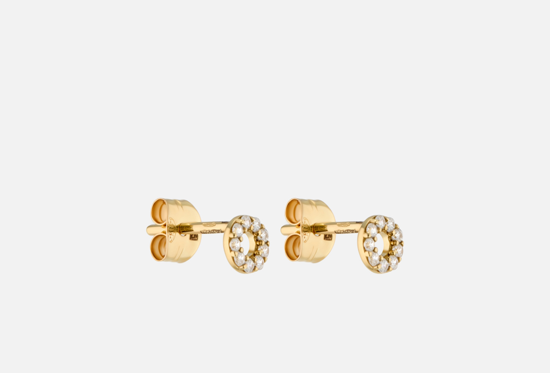 

Серьги золотые BLUSH, В форме окружности 2 шт