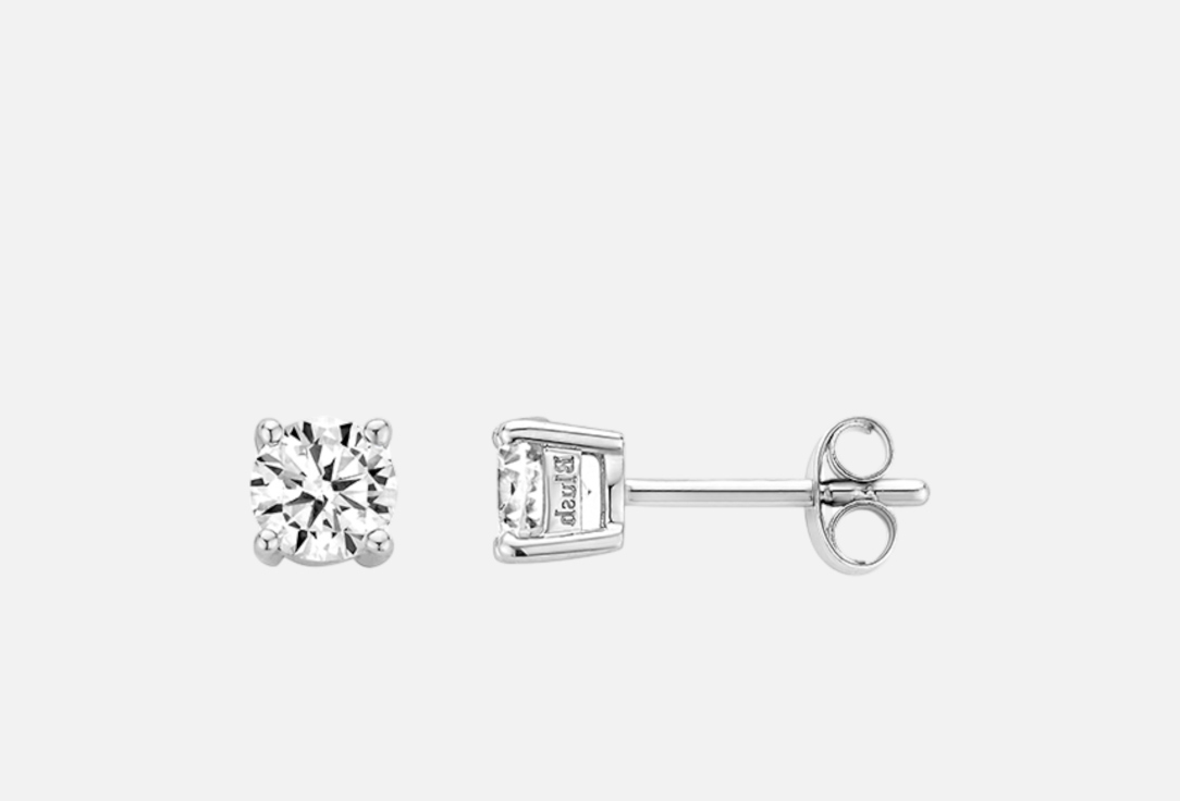 Изображение товара Серьги золотые Blush с фианитами 4, 5 мм - женская ювелирка