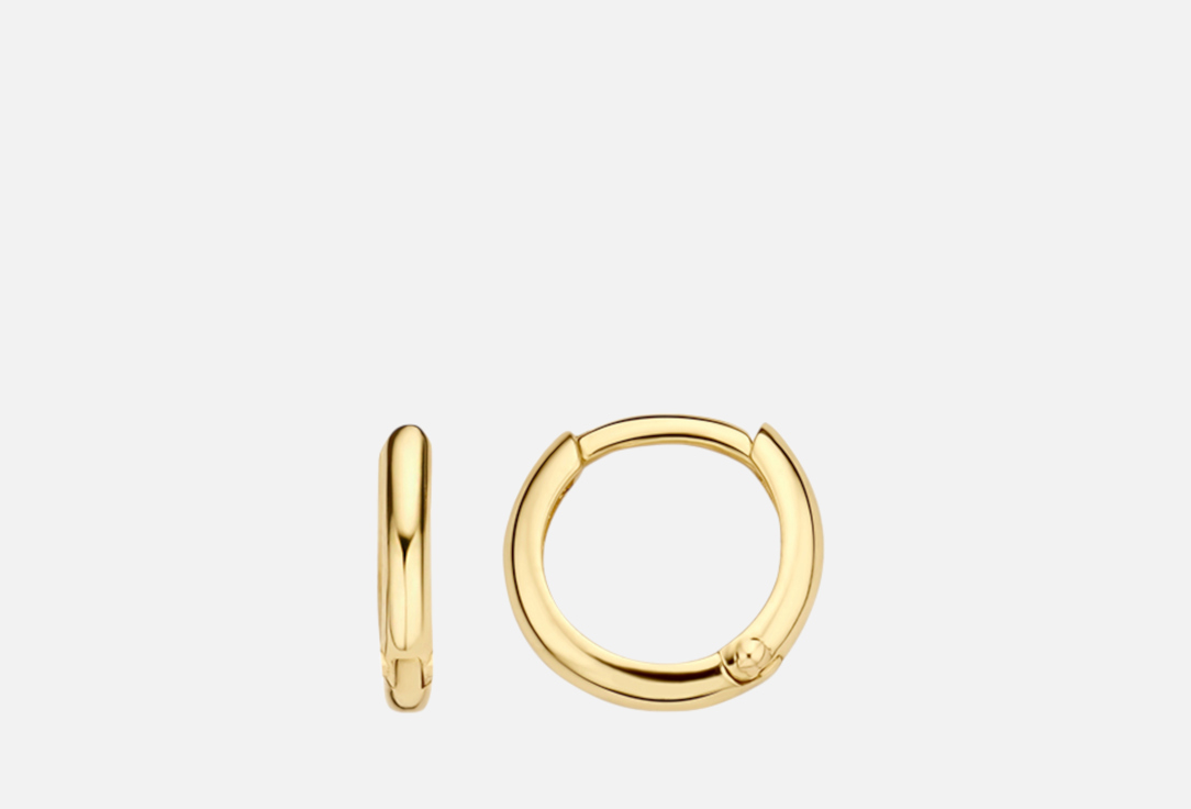 Изображение товара Серьги-золото Blush кольца 9 7 мм желтое золото 14 карат