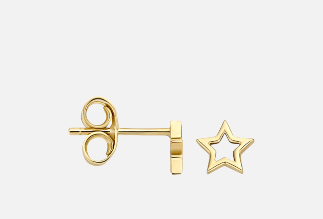 Изображение товара Серьги золотые Blush звездочки