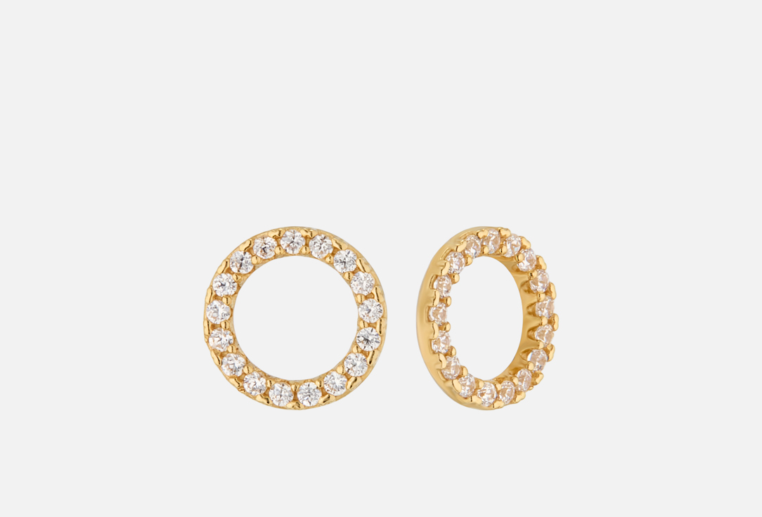 

Подвески на серьги золотые BLUSH, В форме кругов 7,5 мм 2 шт