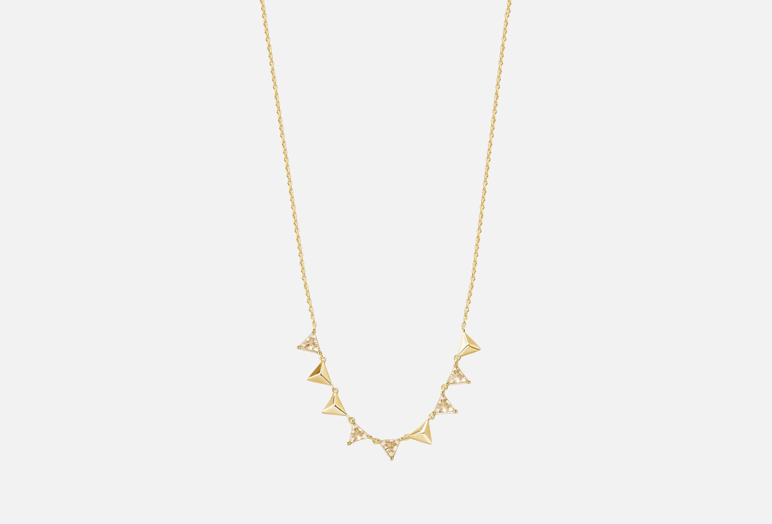 Изображение товара Колье серебряное Rosato VITTORIA с фианитами и позолотой