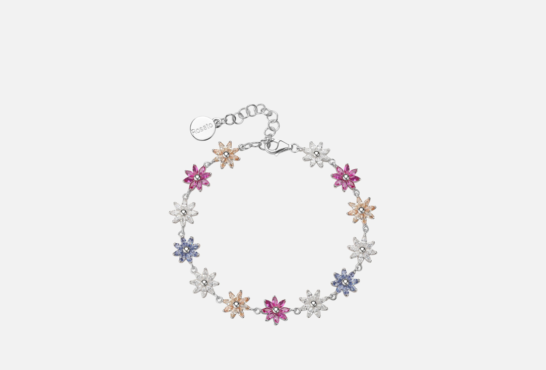 Изображение товара Серебряный браслет Rosato GAIA с разноцветными фианитами 925 пробы