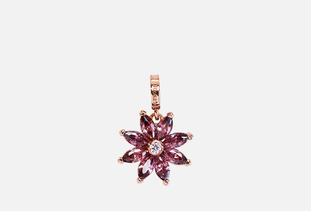 Изображение товара Серебряная подвеска с фианитами и покрытием 14 карат розового золота