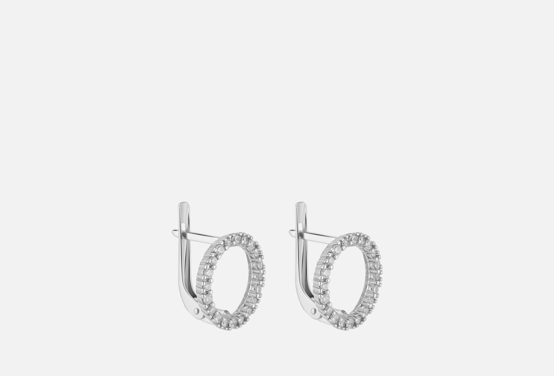 

Серьги серебряные POKROVSKY, С фианитами 2 шт