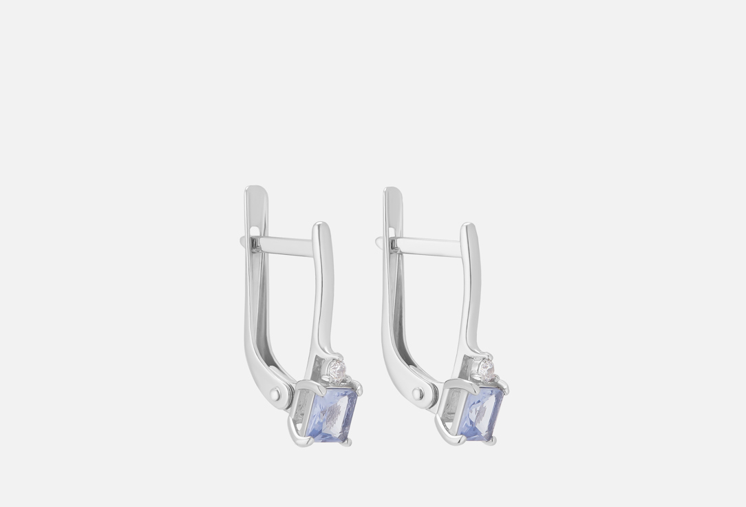 Изображение товара Серебряные серьги Pokrovsky с кварцем из серебра 925 пробы для женщин