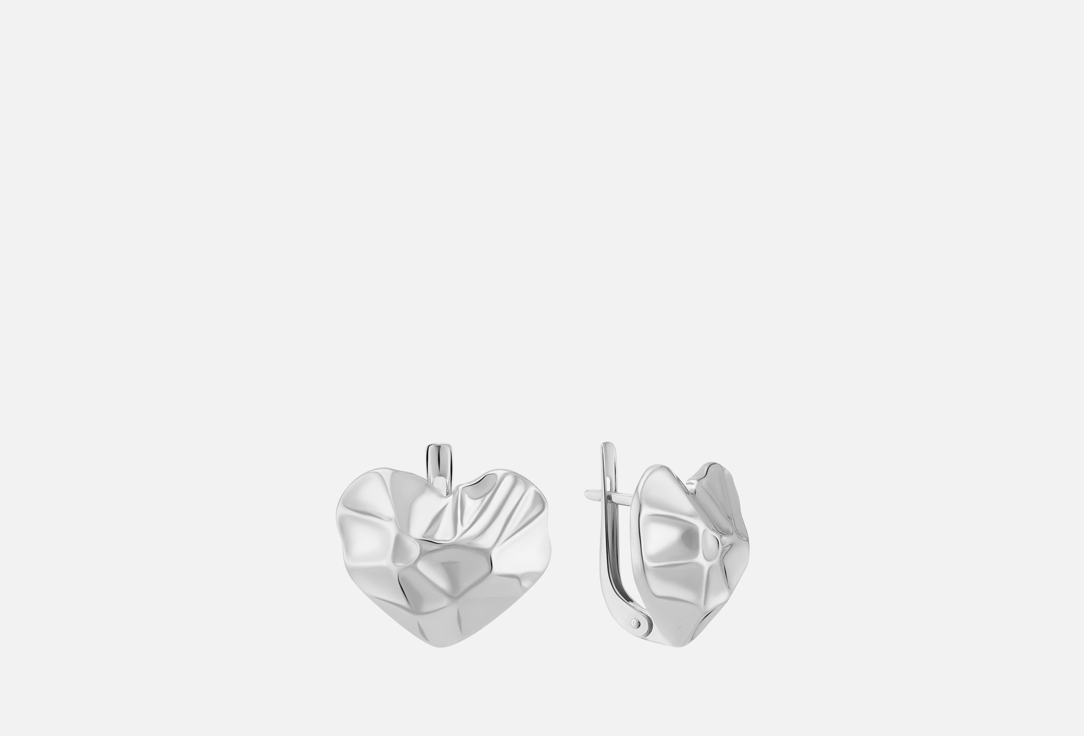 Изображение товара Серьги серебряные Pokrovsky earrings с родированием и английским замком