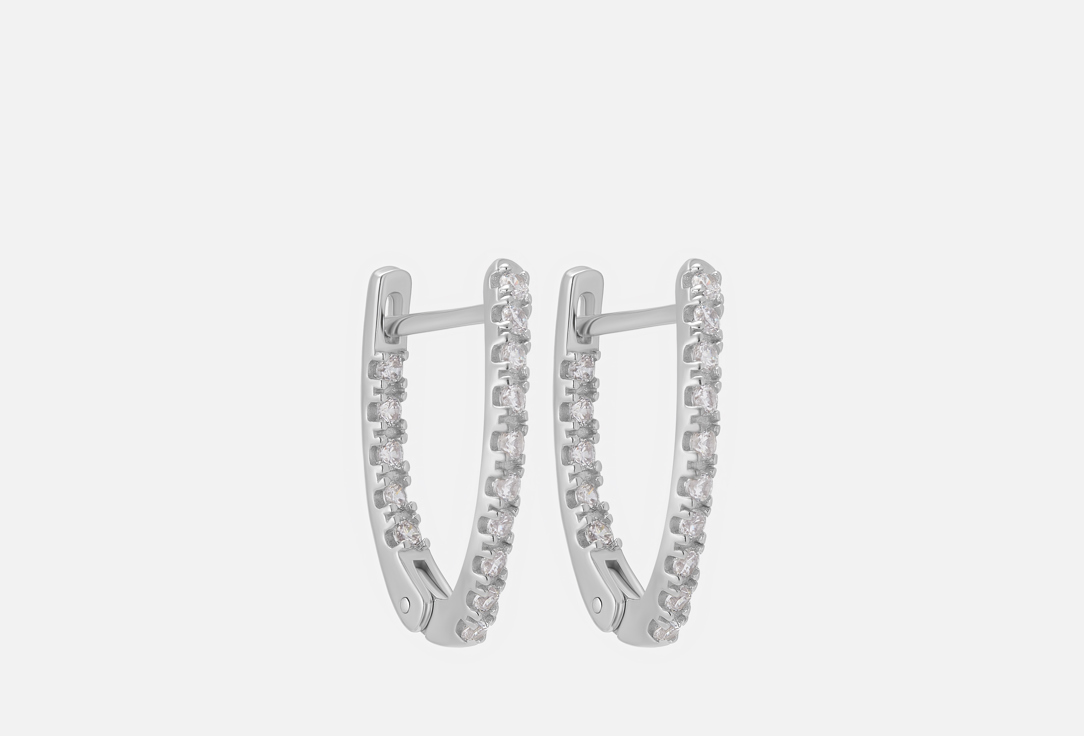 Изображение товара Серебряные серьги Pokrovsky с фианитами для женщин 925 пробы