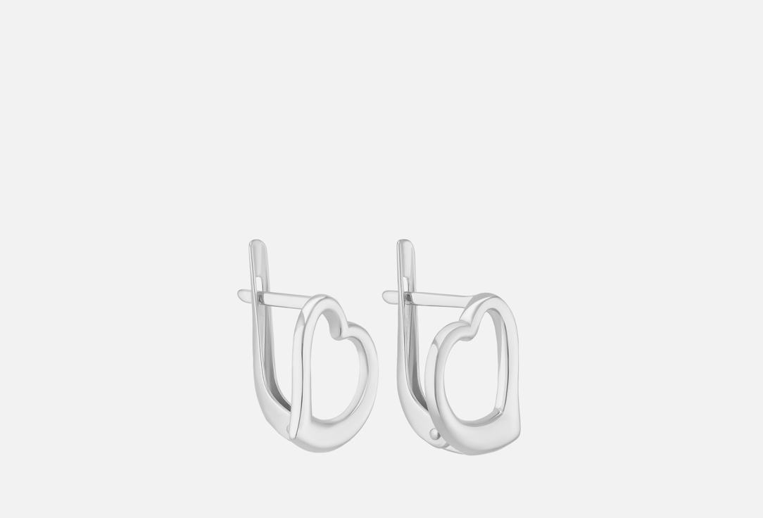 Изображение товара Серебряные серьги Pokrovsky сердце 925 пробы для женщин