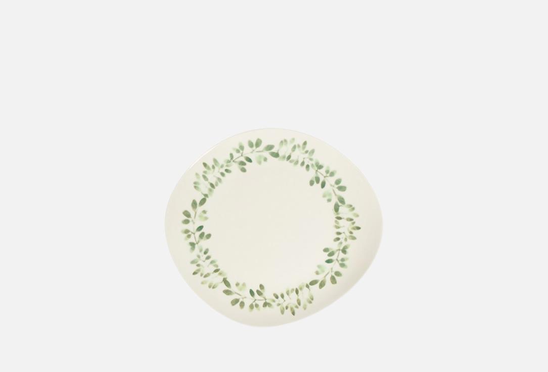

Тарелка ID FINE, Принт, Garden Green Pebble, 27 см 27 см
