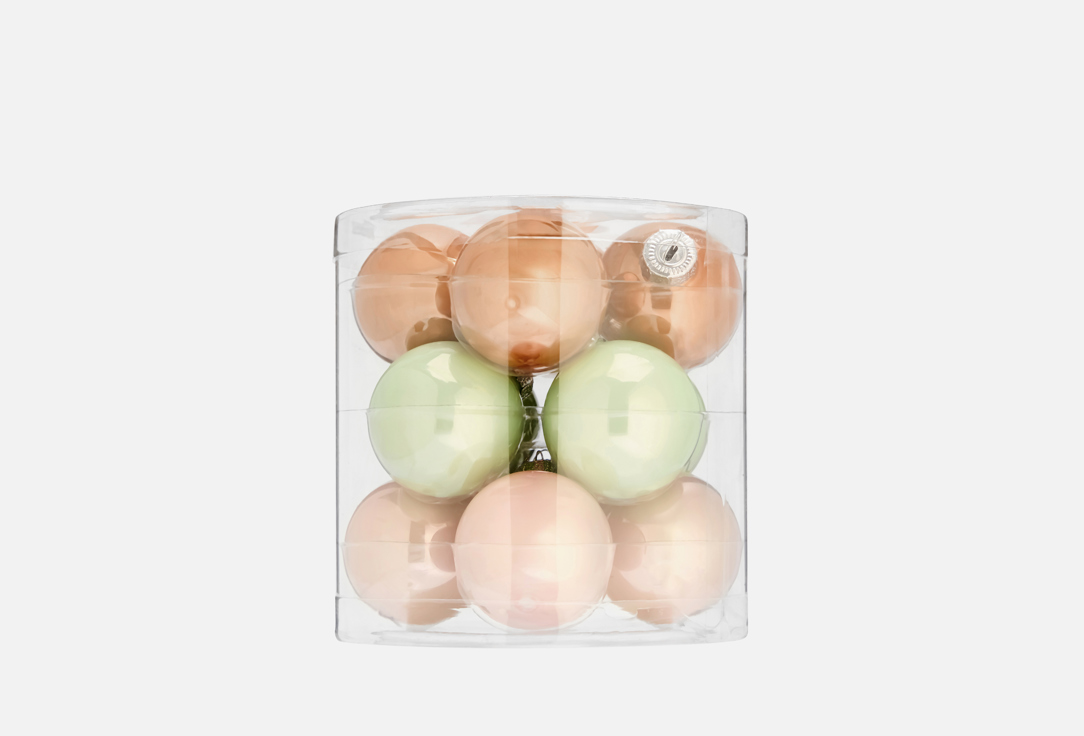 

Набор новогодних подвесных украшений MAGIC TIME, Мультиколор, 4x4x4 см 12 шт