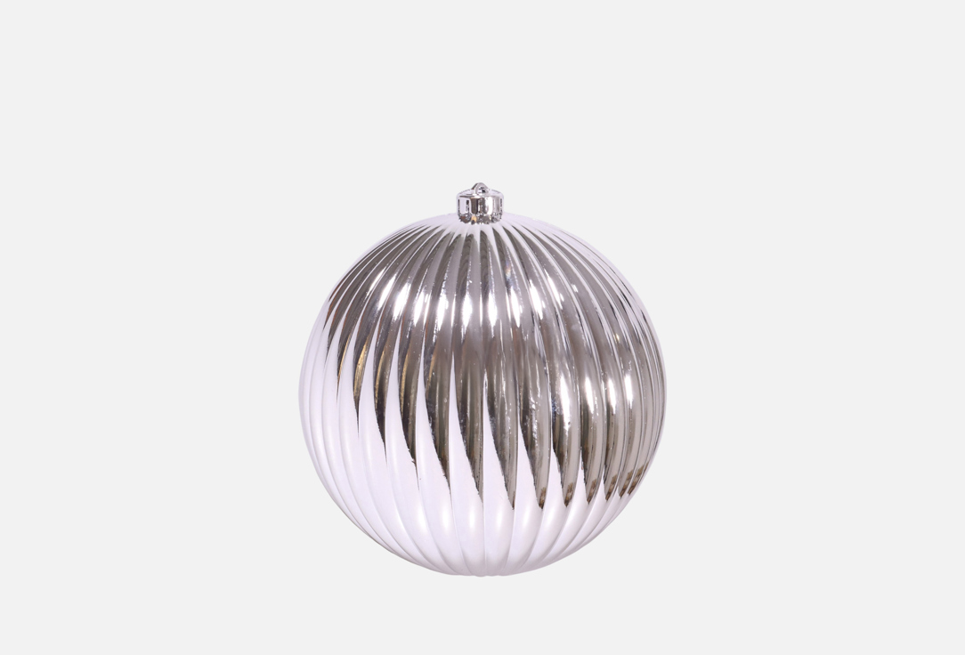 

Новогоднее подвесное украшение MAGIC TIME, Серебряный, Шар, 20x20x20 см 1 шт