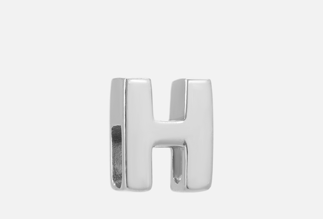 Изображение товара Подвеска кулон серебро 925 буква Н стильное минималистичное украшение