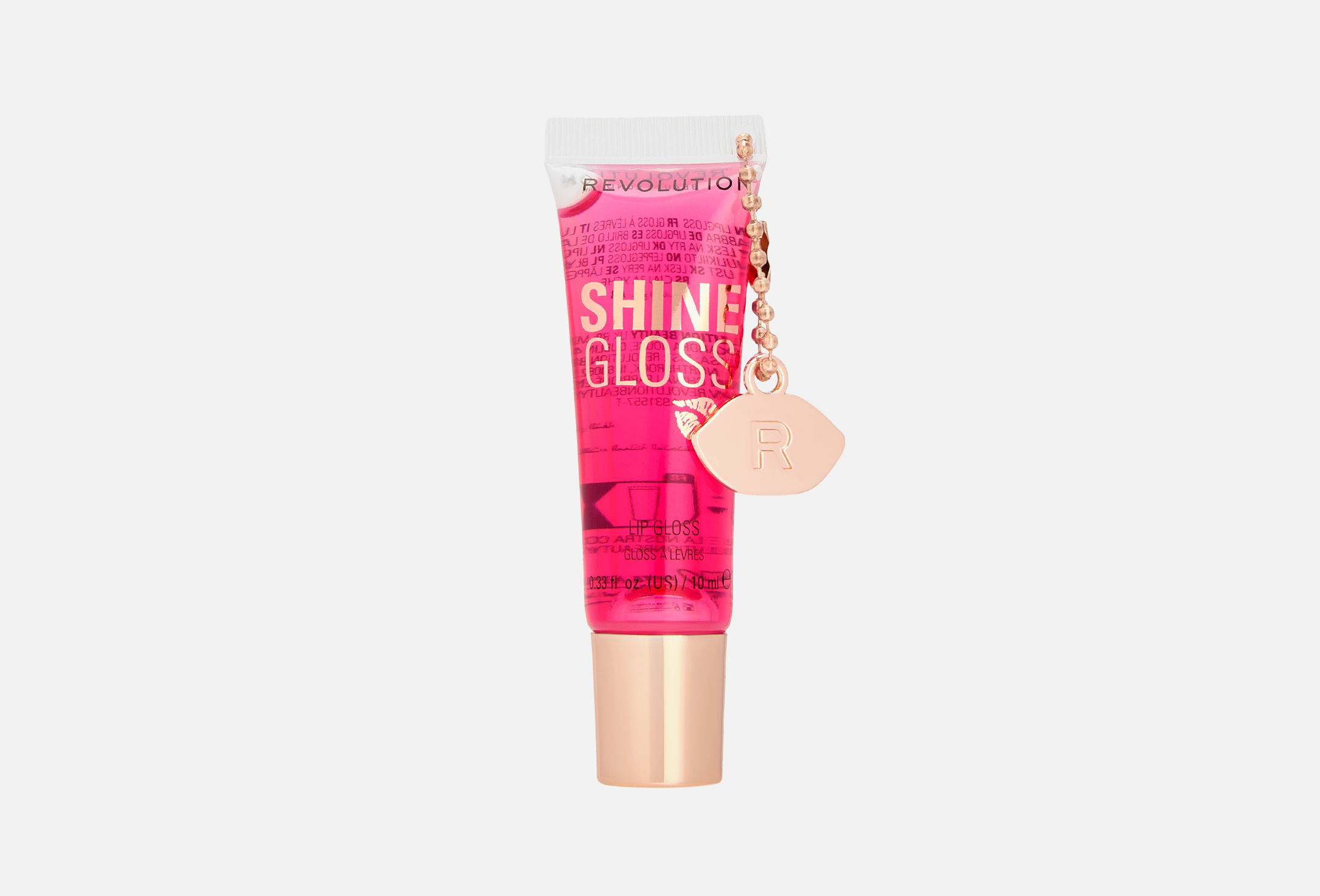 MakeUp Revolution Блеск для губ Shine gloss Raspberry ripple 10 мл ...
