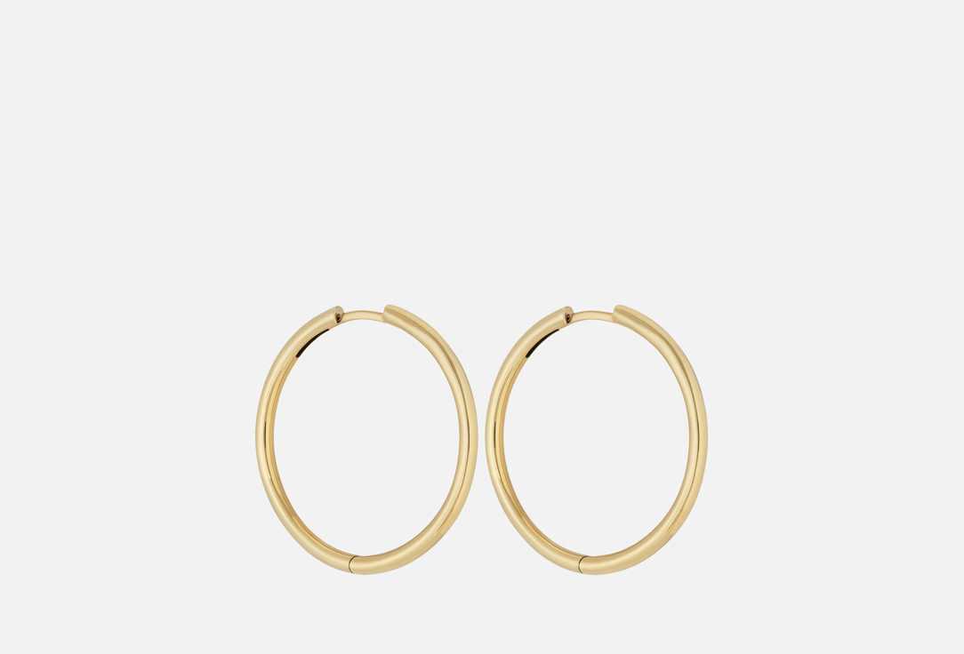 Изображение товара Серебряные серьги JEWLIA medium congo из серебра 925 пробы с позолотой для женщин