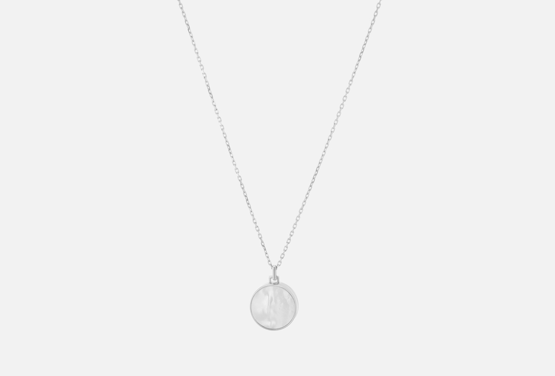 Изображение товара Колье Серебряное JEWLIA Mother-of-pearl round silver locket