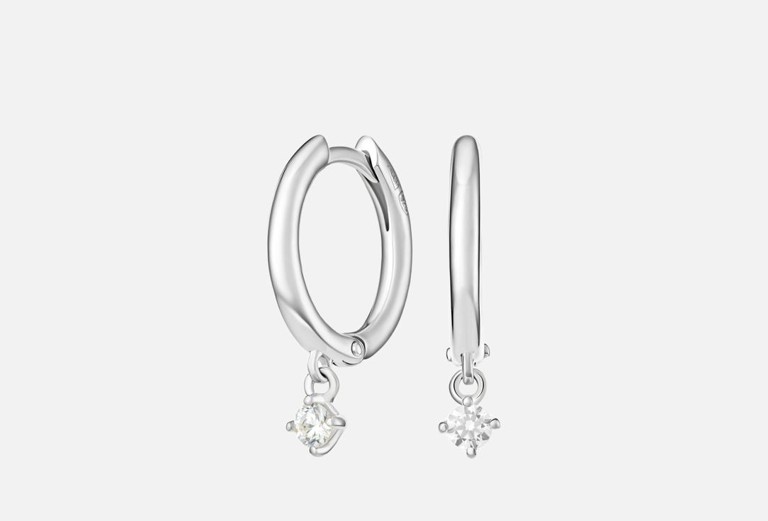 Изображение товара Серьги Серебряные JEWLIA white phianite