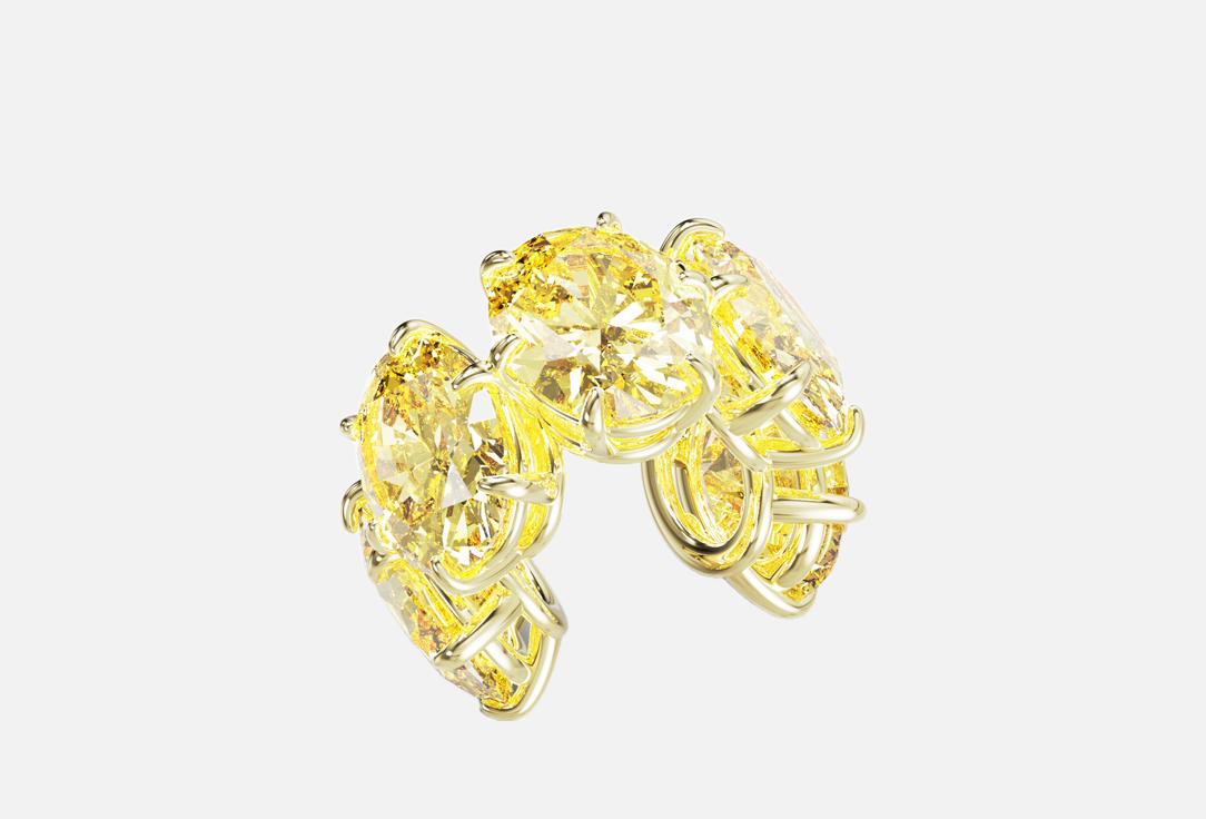 

Кафф Серебряный JEWLIA, Silver ear cuff with yellow maxi-phianites 1 шт