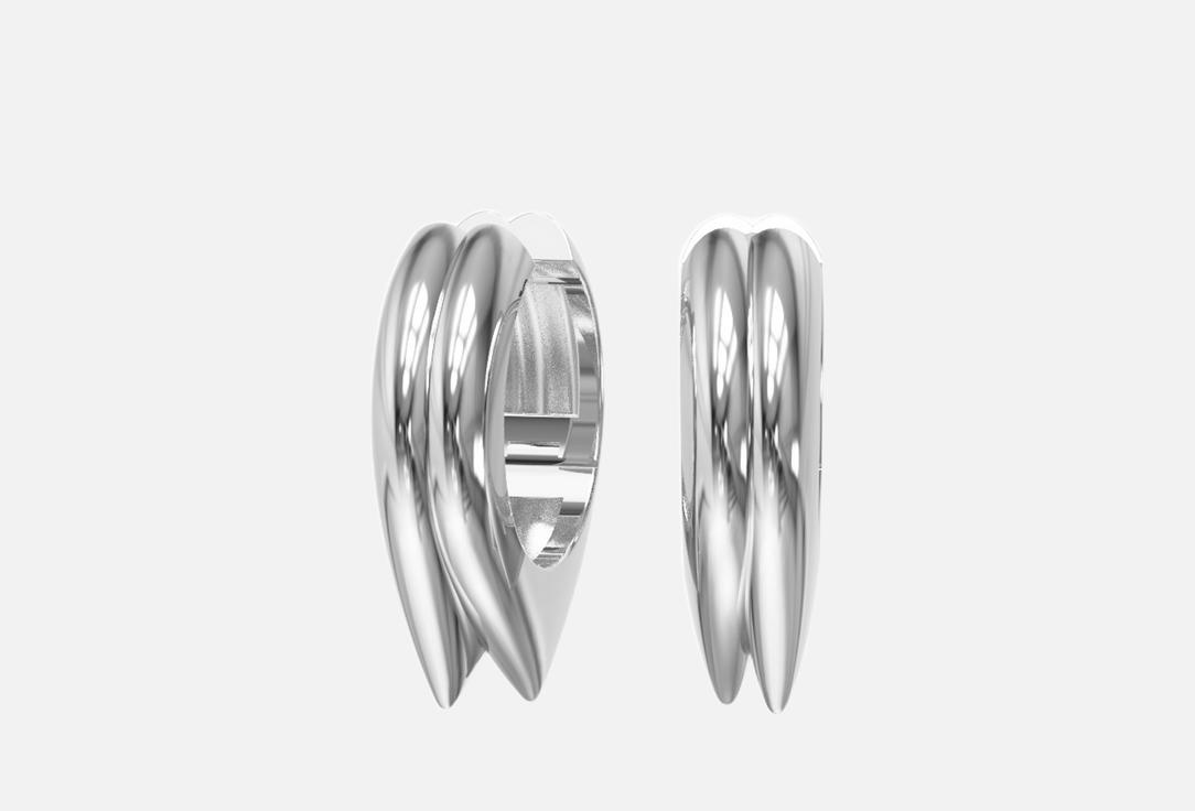 Изображение товара Серьги Серебряные JEWLIA Silver congo earrings with thorns