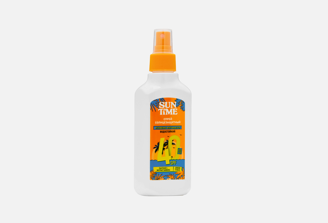 Изображение товара Солнцезащитный спрей для тела SPF 40 Sun Time Sunscreen Spray