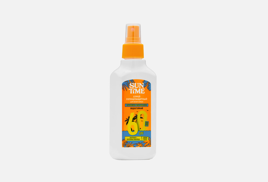 Изображение товара Солнцезащитный спрей для тела SPF 60 Sun Time Family Sunscreen Spray