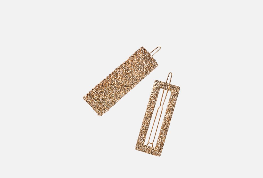 Изображение товара Набор заколок-зажимов для волос Preti Girl античное золото практичный стильный