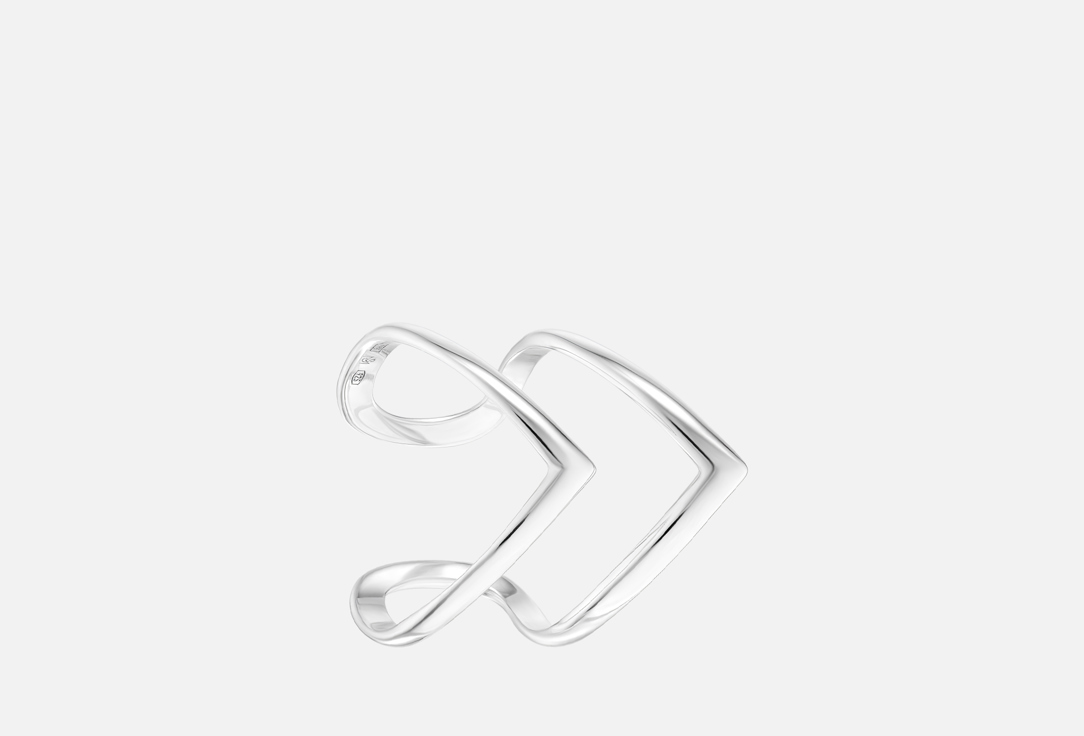 

Кольцо на фалангу серебряное SILVERME, Двойное ONESIZE мл