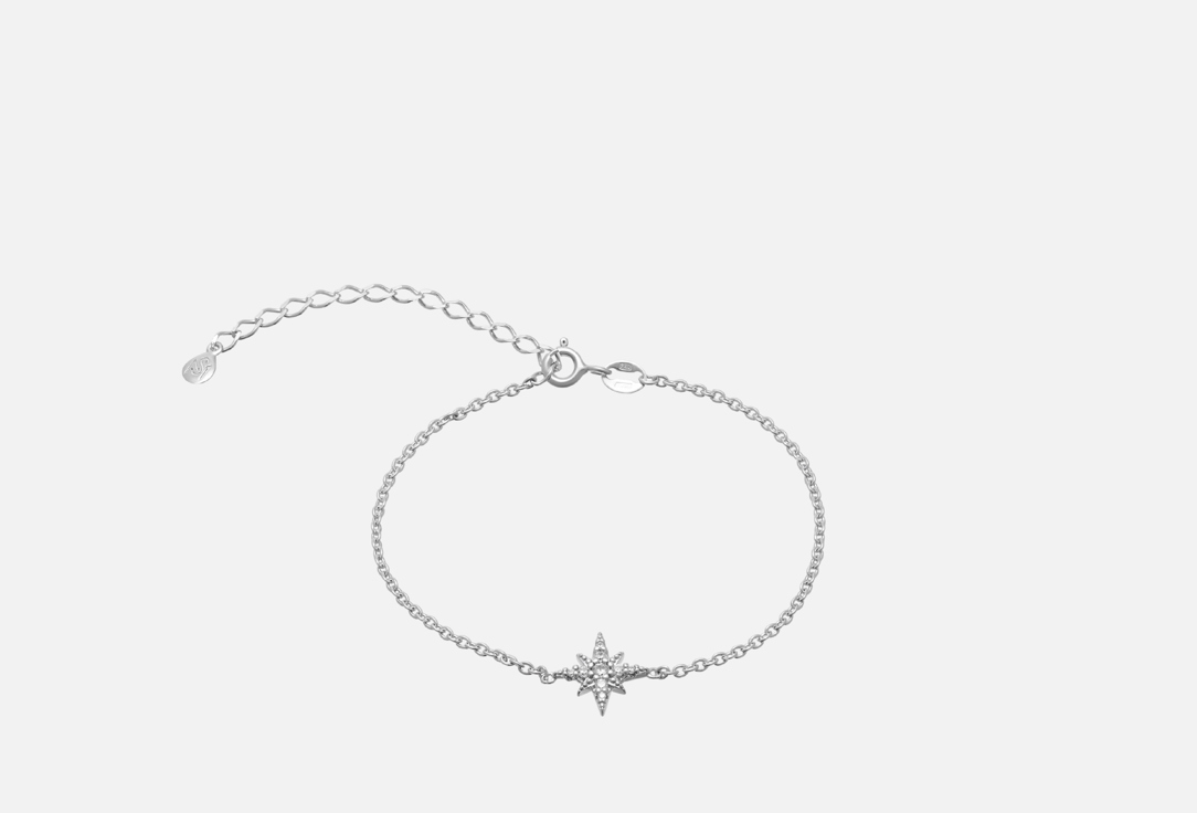 

Браслет серебряный SILVERME, Звезда 1 шт