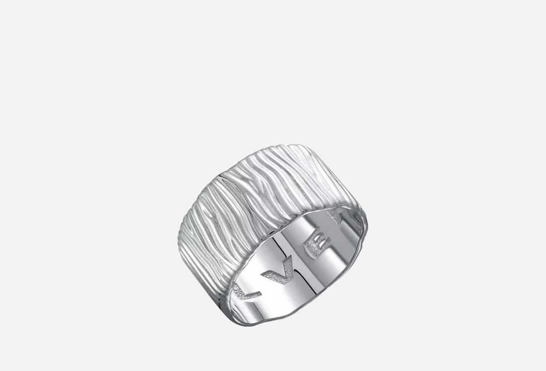 Изображение товара Кольцо серебряное SILVERME широкое, мятый металл