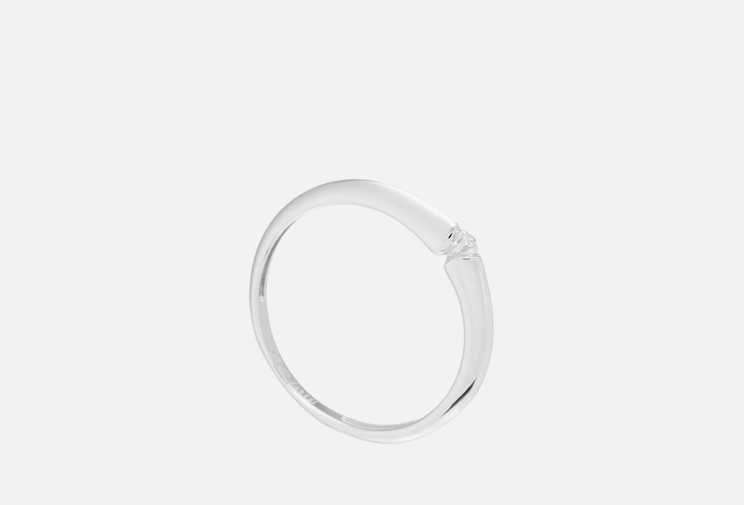 Изображение товара Серебряное кольцо Алькор diamond с бриллиантом 925 пробы женское