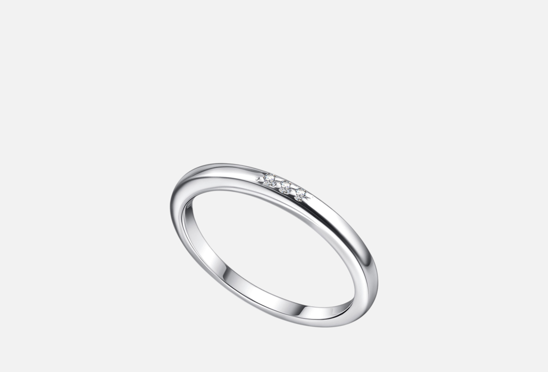 Изображение товара Кольцо женское серебряное Алькор DIAMOND с бриллиантом 925 пробы